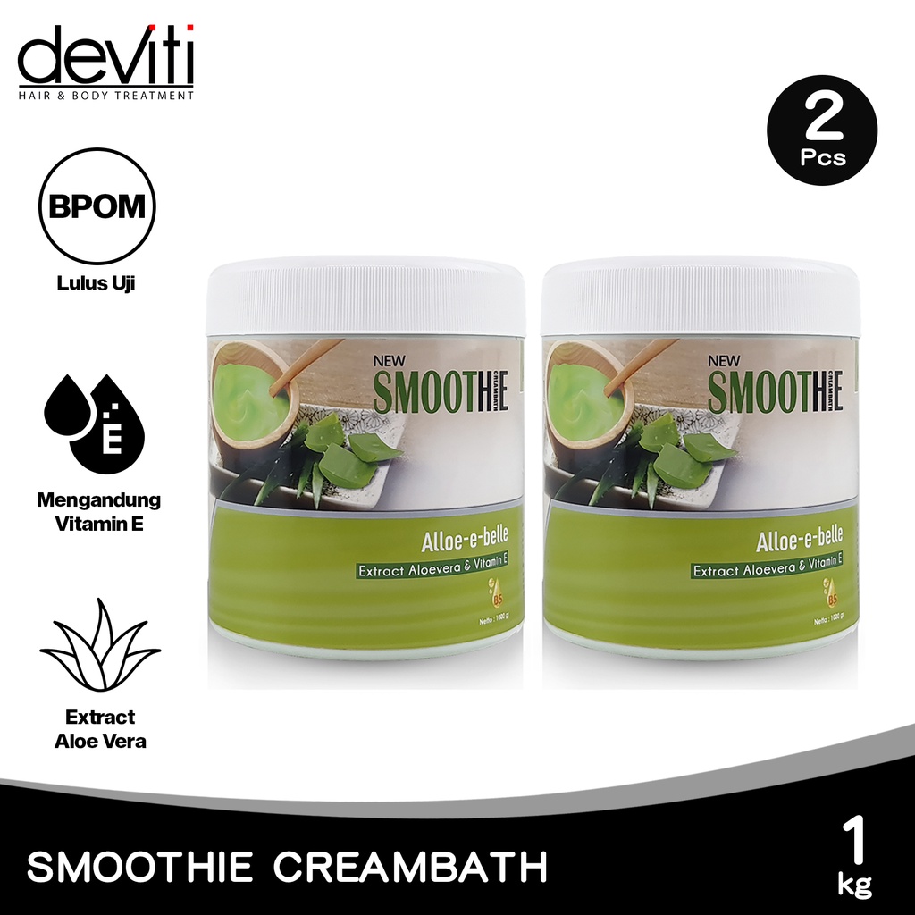 Deviti Combo 2 Allo E Belle 1000 Gr Perawatan Rambut Hair Care Extra Aloevera Cmb02