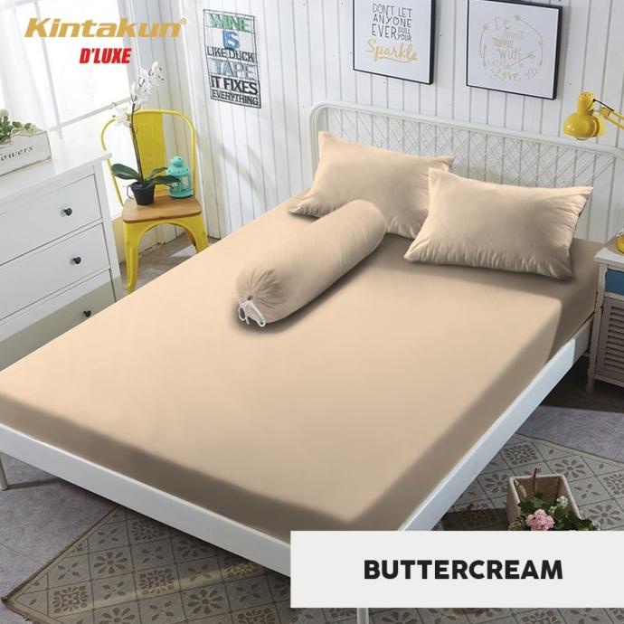 Sprei 160x200 TINGGI 30 cm Kintakun Limited Polos Edition