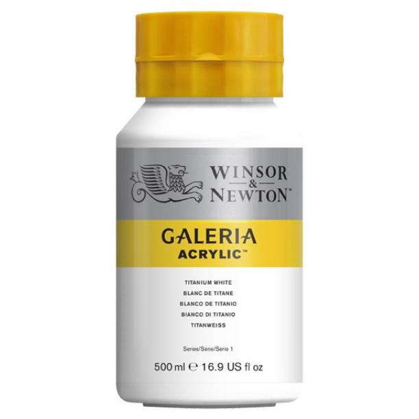 

Galeria Acrylic Colour 500 ml Titanium White Winsor & Newton