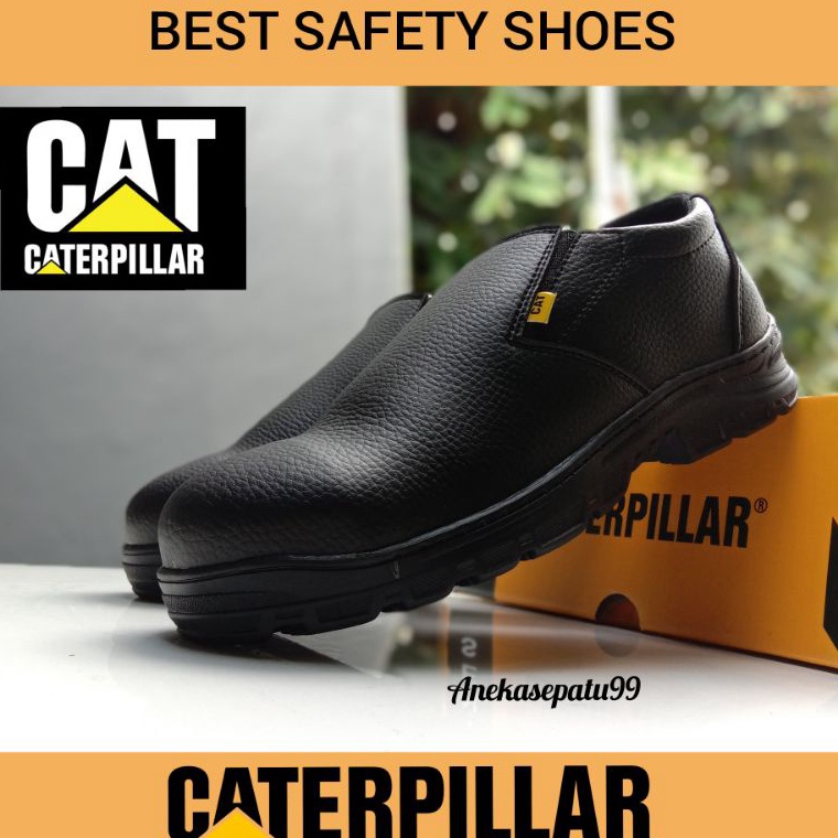Murah Meriah.. SEPATU SAFETY CATERPILLAR SELOP PRIA WANITA / SEPATU KERJA PABRIK KITCHEN RESTORAN HO