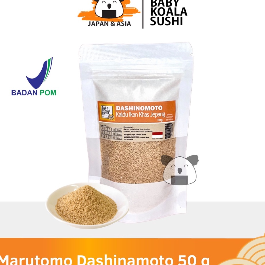 

[KODE PRODUK SCLHZ61100] MARUTOMO Dashinomoto Hondashi 50 g │ Import Dashi Kaldu Ikan Katsuobushi Kuah Ramen