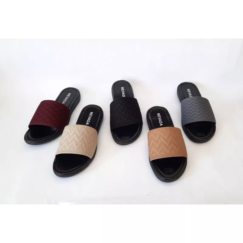 Sandal Selop Rajut Nevada / Sandal Selop Wanita/ Sandal Rajut Bisban