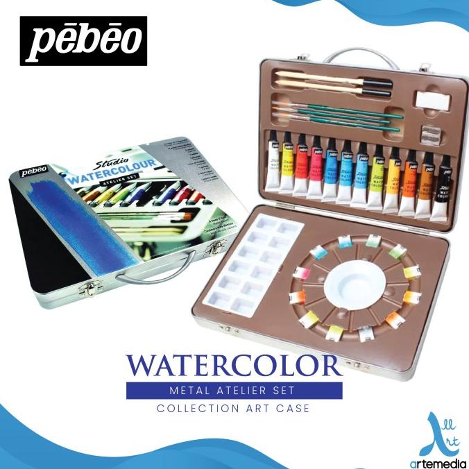 

Cat Air Pebeo Watercolor Metal Atelier Set Collection Art Case