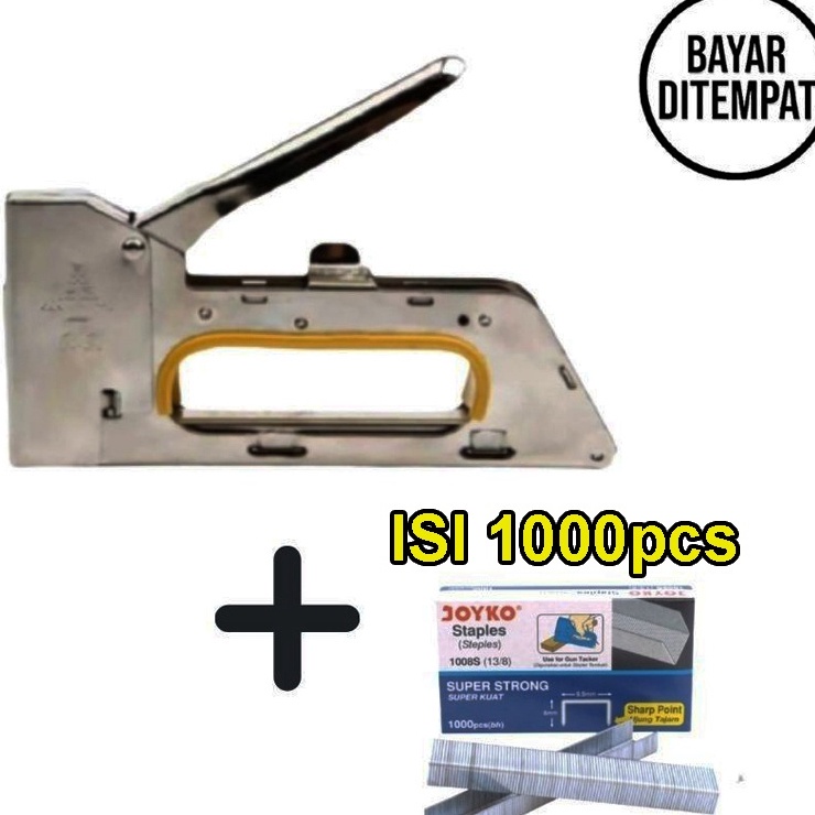 

CQJX4205㊨ Paket Staples Tembak Gun Tacker + Isi atau Refil 13/8 Stapler Jok Staples | Stepler Tembak | Stepler Gun | Stapler Tembak | Stapler Gun ꕤ