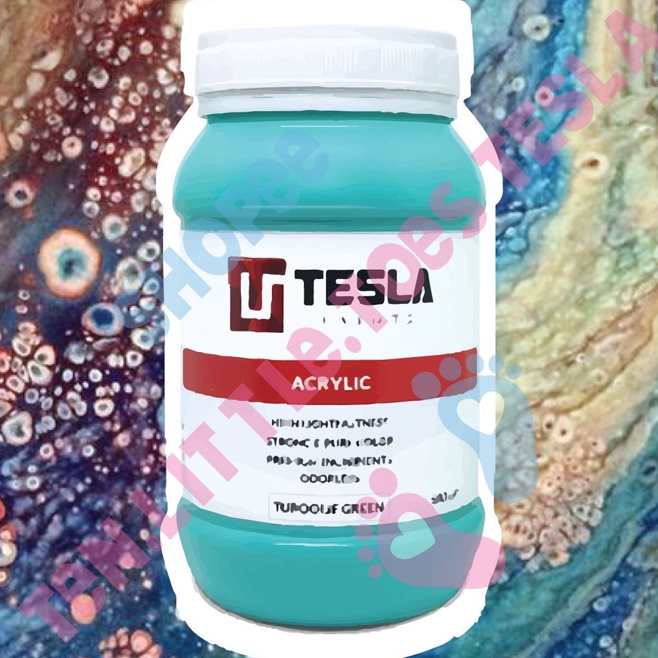 

12.12 sale Tesla Paints 500ml - 54 warna READY - Acrylic Paints - Cat Akrilik - Tesla Paint - cat acrylic grosir