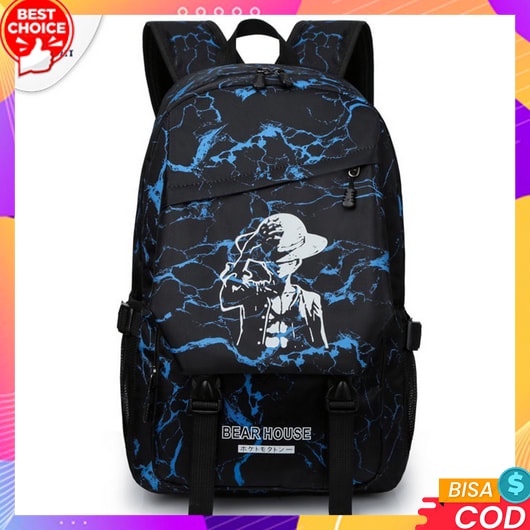 Tas Ransel Pria Distro Keren Terbaru 2023 Dewasa Sekolah Travel Bag Muat Laptop Korea Smp Aesthetic 