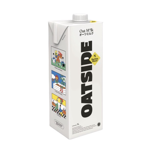 

TERLARIS BRANDS FESTIVAL Oatside Barista Blend Milk Susu Gandum 1 L gas !!