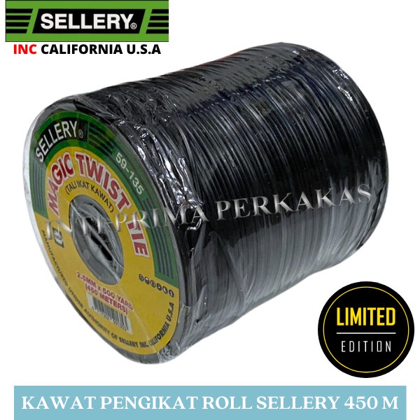 

Pengikat Magic Twist Tie 480M HITAM SELLERY 59-135