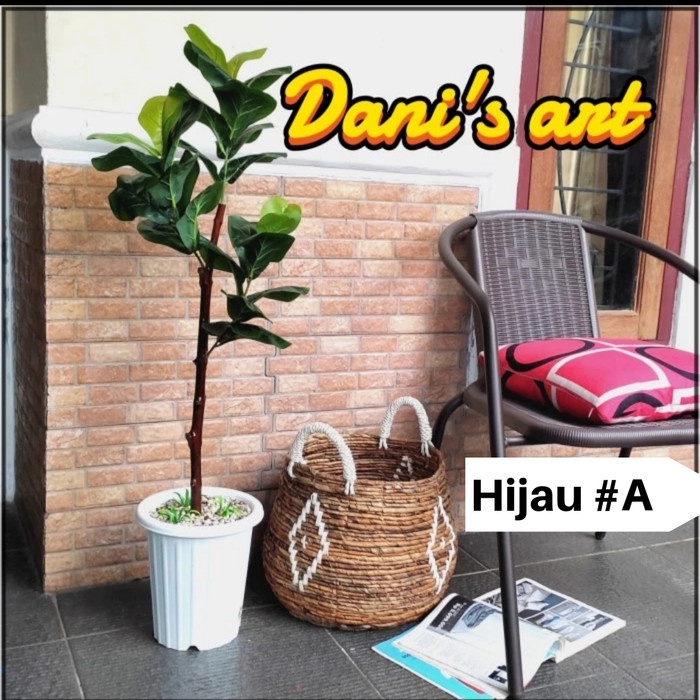 POHON KETAPANG BIOLA PALSU/ POHON KETAPANG ARTIFICIAL/POHON KARET KEBO