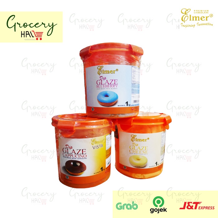 

Terlaris Elmer Dip Glaze 1 Kg - Cheese - Dark Choco - Greentea - Tiramisu - Dll