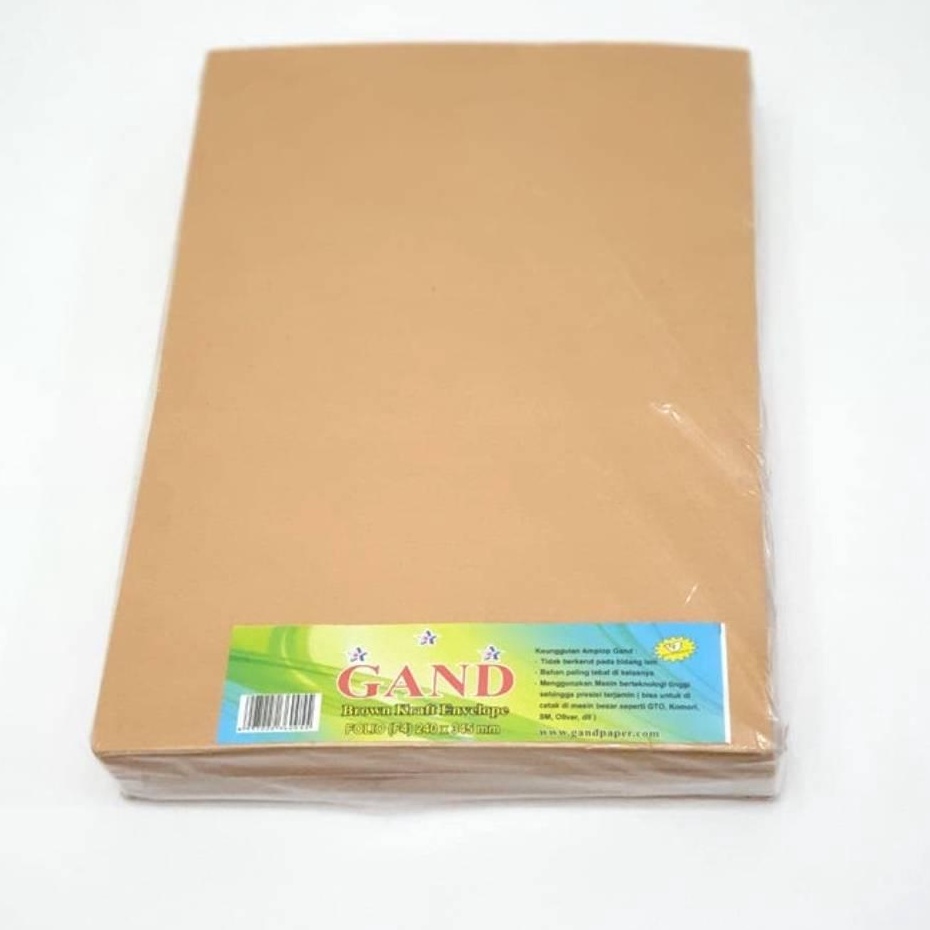 

[KODE PRODUK WPLC98646] GAND Amplop coklat folio / Amplop coklat F4