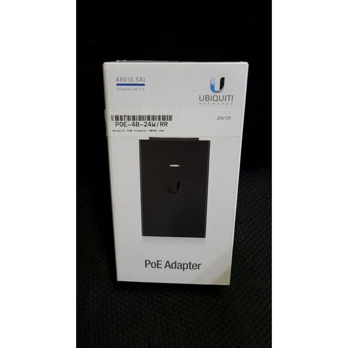 Terlaris Ubiquiti Poe 48V 0.5A / Poe Injector 48V 0,5A ( Poe-48-24W )