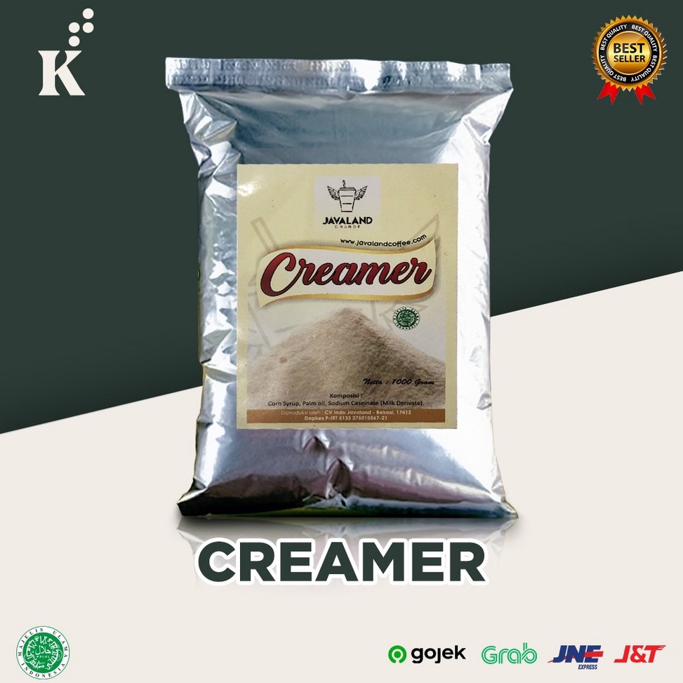 

➜Stok Banyak→ DKGND Krimer / Creamer ORIGINAL Javaland 1kg A44 Model Baru