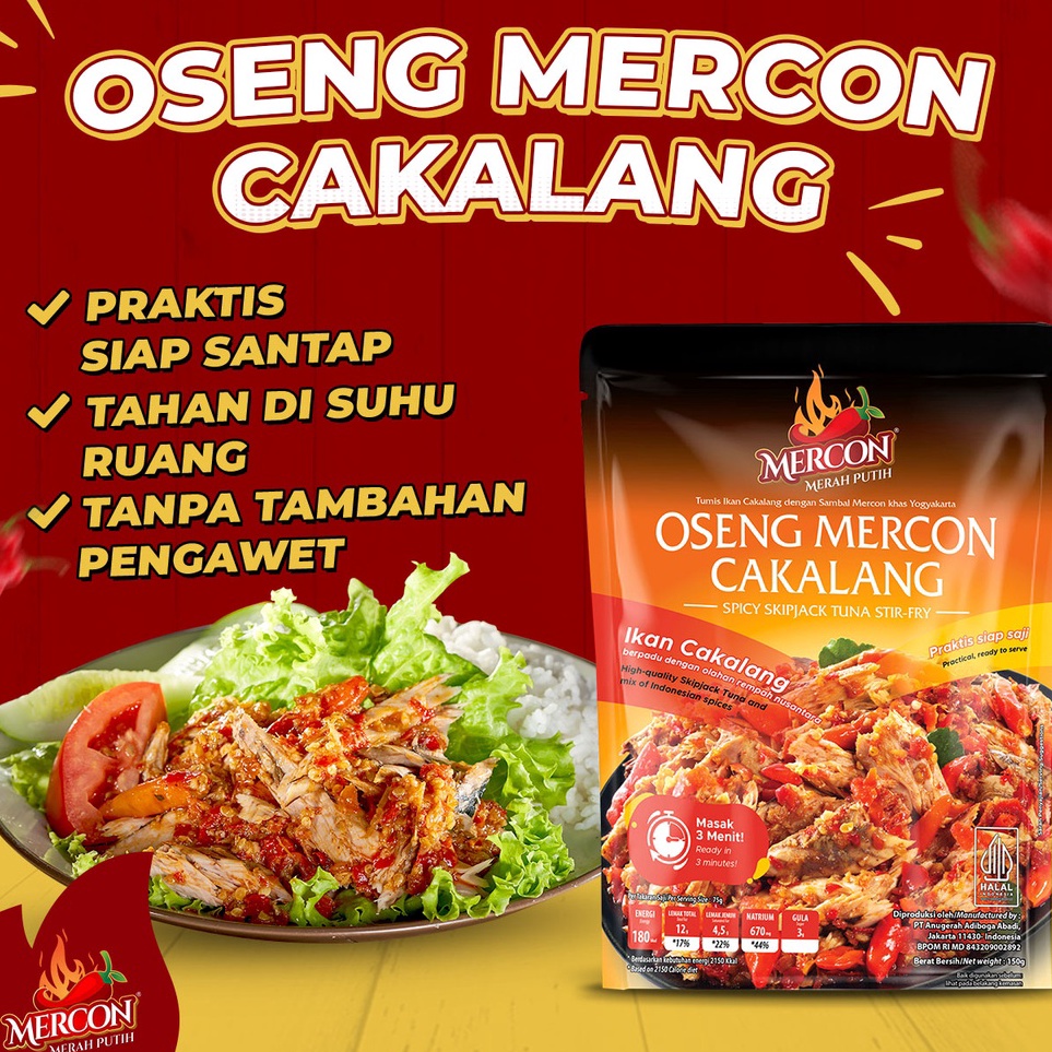 

✨11.11✨ Mercon Merah Putih - Satuan || Oseng Mercon Cakalang