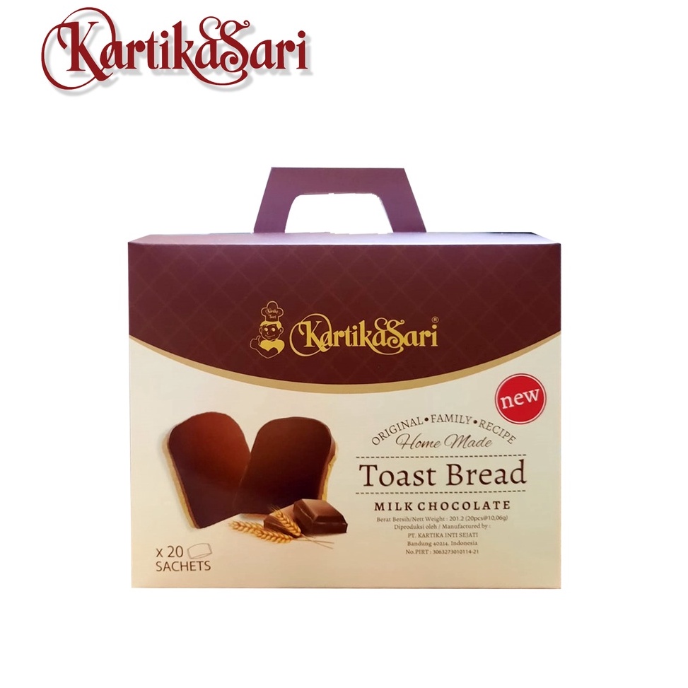 

Best Deal Kartika Sari Toast Bread Chocolate 201.2 Gram