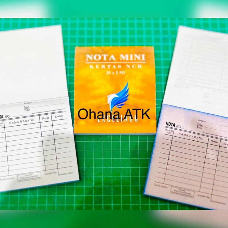

[KODE PRODUK N7V7V4896] 10 BUKU - Nota Kontan Mini EXCELINDO Nota Olshop - 2 Ply (25 Lbr)