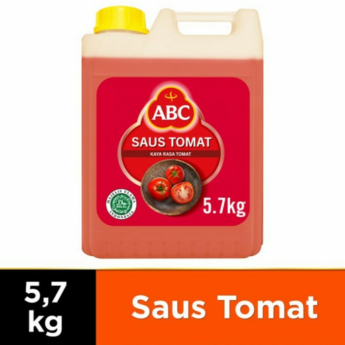 

Saus Tomat Abc 5.7Kg / 6 Kg Jerigen