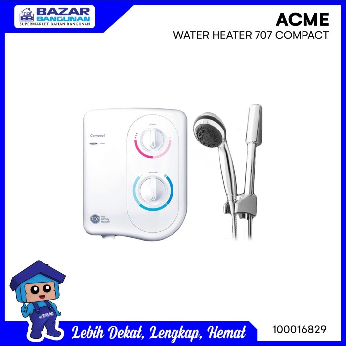 WATER HEATER / PEMANAS AIR INSTANT ACME 707 ACME707 COMPACT
