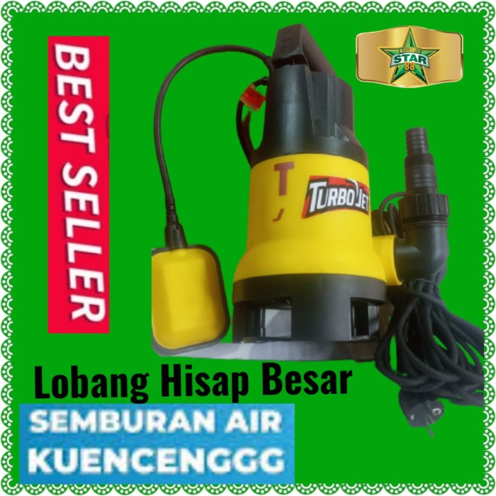 Mesin Pompa celup kolam ikan koi submersible air kotor / Bersih banjir