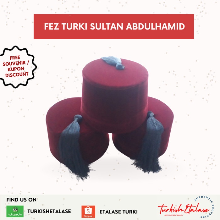 Terlaris Peci Fez Turki Original