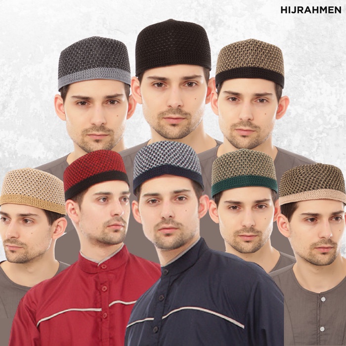 Terlaris Peci Rajut Hijrahmen Original - Bonus Peci