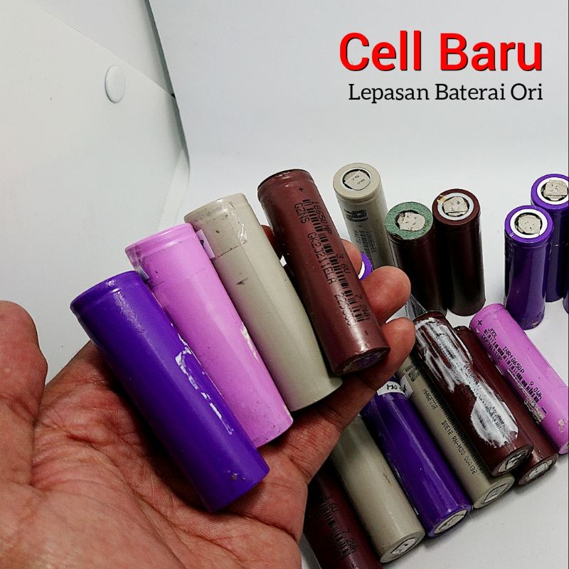 Cell Baterai 18650 Baru - Copotan Baterai Laptop Original
