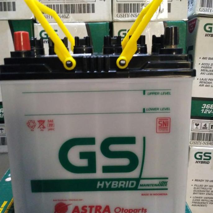 Aki Mobil / Battery GS ASTRA Type GS HYBRID 36B20R / NS40Z 12V 35AH