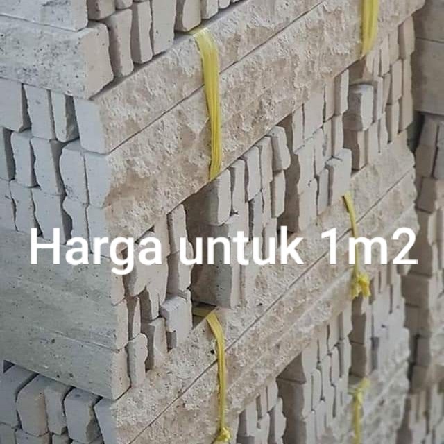 Batu alam susun sirih palem