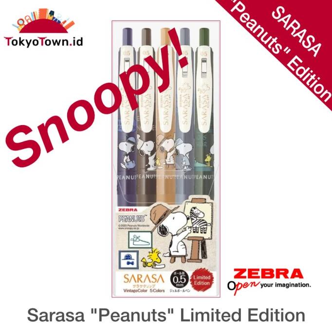 

Zebra Sarasa Peanuts Snoopy Limited Edition ---NEW---