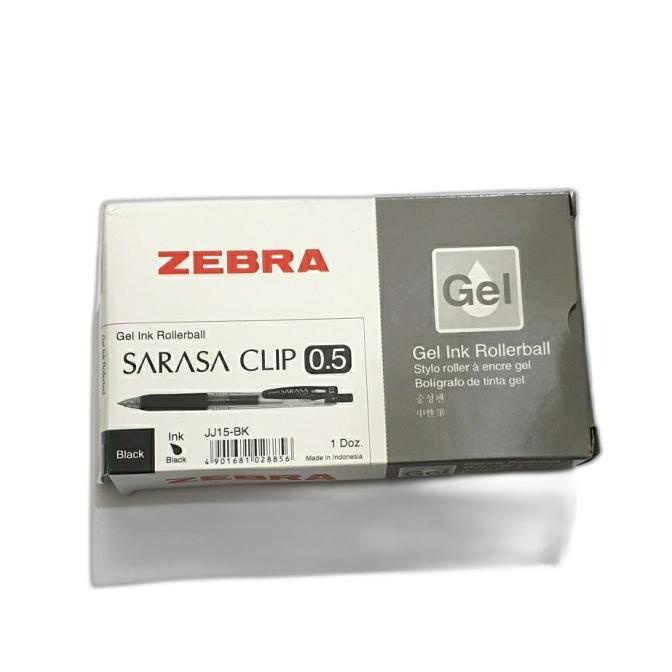 

Pulpen Sarasa 0.5 Hitam / Pulpen Zebra Sarasa 1 pack 12 pcs ---NEW---