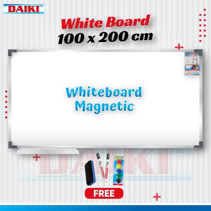 

Whiteboard DAIKI Magnetic uk 100x200 Cm ---NEW---