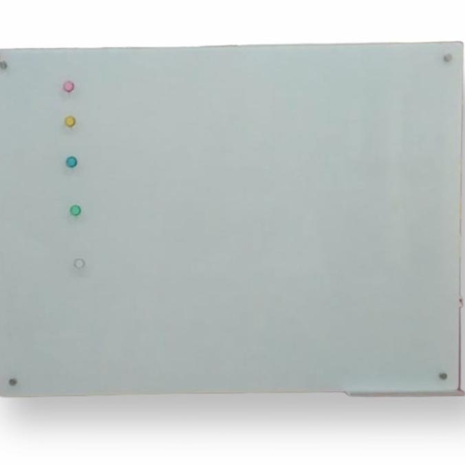 

Glass board / Papan tulis kaca type magnetic uk. 100 x 120 cm ---NEW---