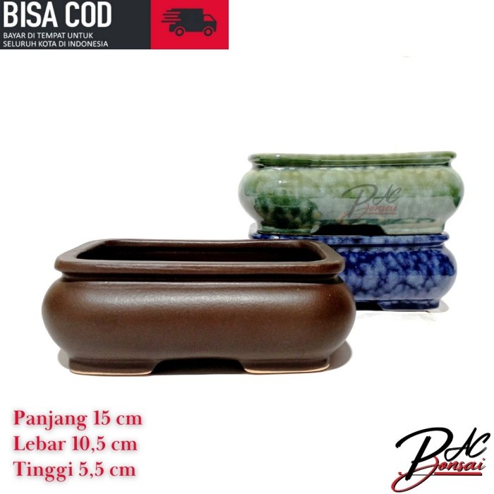 Pot Bonsai Keramik Model Unik Small