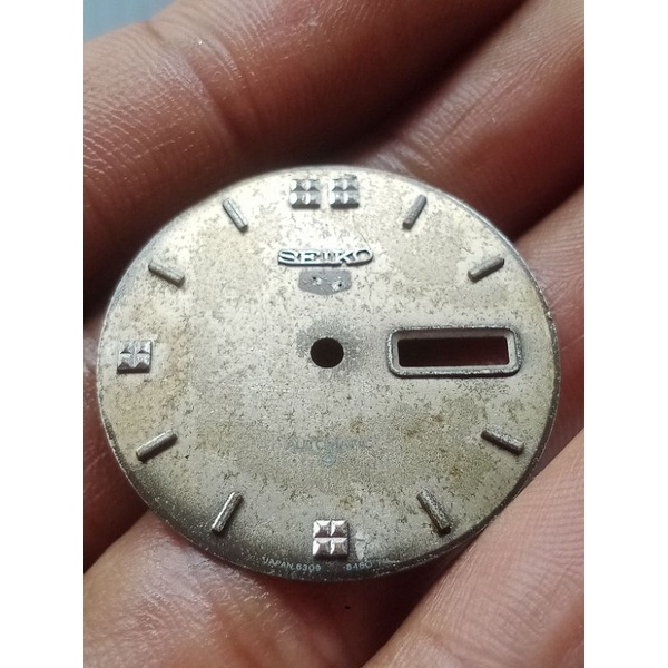 part jam tangan plat dial SEIKO 5 automatic asli copotan