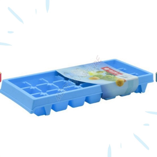 

>V44859) MICTON Lion Star Cetakan Es Batu Puding Ice Tray 001 IT-5 Biru