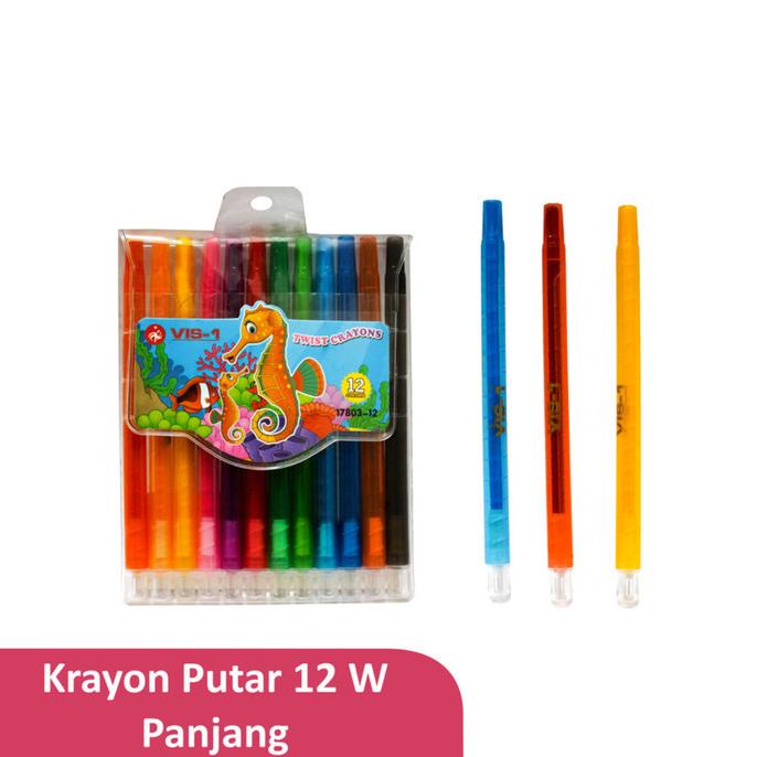 

VIS-1 Crayon Putar 12 Warna Panjang 1012