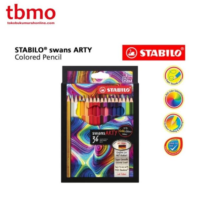 

TBMO STABILO ARTY COLOR PENCIL 36C / PENSIL WARNA ISI 36