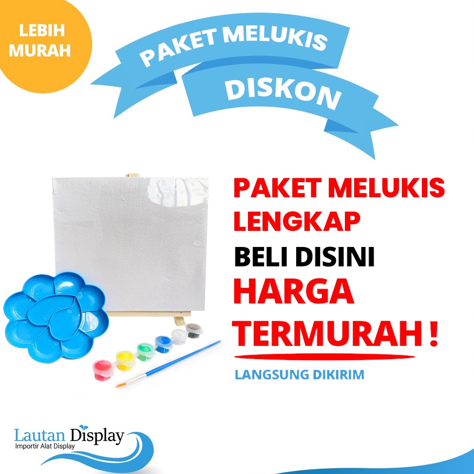 

Diskon Alat Lukis Lengkap 1 Paket Alat Melukis Anak (Cat Lukis Kanvas Kuas Palet) Paket Lukis Anak 1 Set Lukis Peralatan Melukis Painting Kit Murah Stand Mini Easel Stand Lukis Mini Paket Painting Kit Kanvas WGB