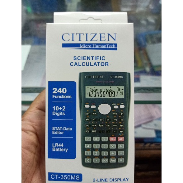 

Pasti Murah.. kalkulator / alat hitung Citizen CT 350 MS Scientific ilmiah Z00