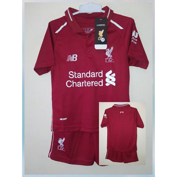 Jersey Retro Sepak Bola Anak / Kids Liverpool Grade Original