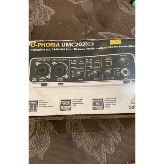 Audio Interface Behringer UMC202