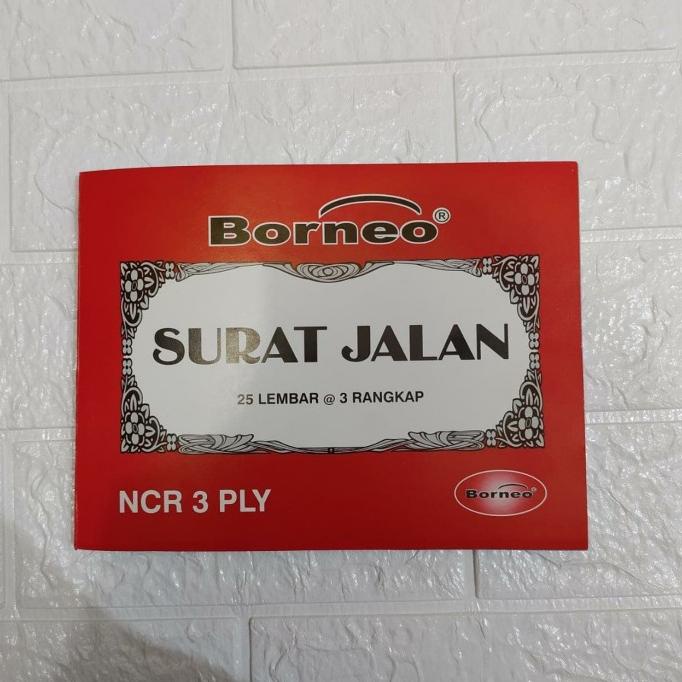 

SURAT JALAN NCR B3 3PLY BORNEO PACK - SJ0B0001