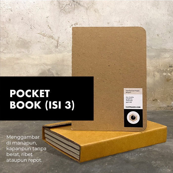 

Terlaris Pocket Book Ilustrasee Secret Club A6 (Isi 3)