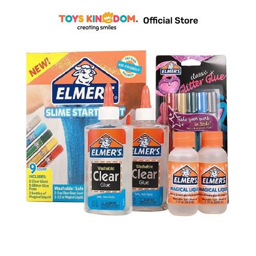 

Aurealiamall Elmers Set 9 Pcs Everyday Slime Starter Kit 2092821