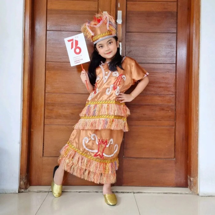 Terlaris Baju Adat Papua Anak / Pakaian Adat Papua Anak / Baju Adat Anak