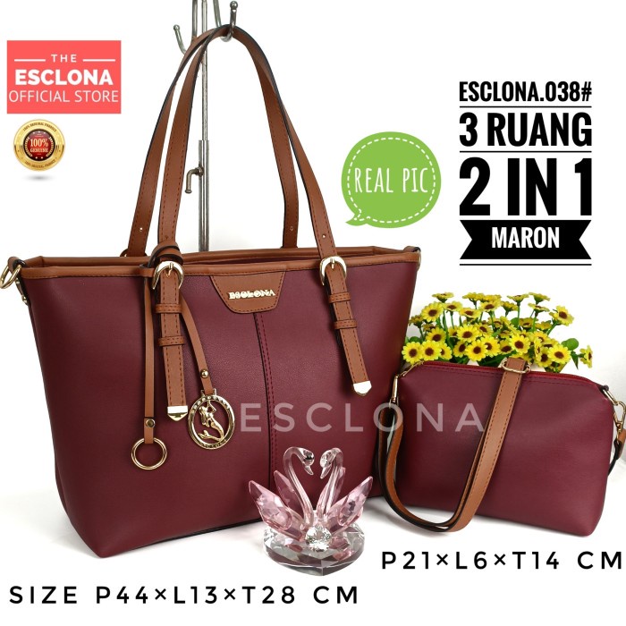 HOT SALE TAS WANITA TAS KERJA WANITA ESCLONA 38 TAS BAHU SHOULDER BAG SELEMPANG TERMURAH