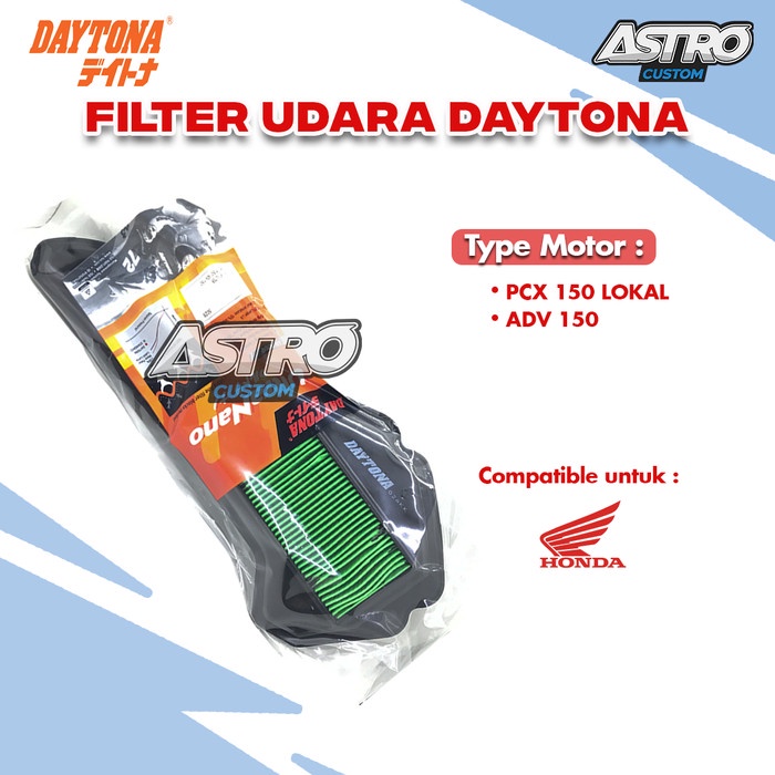 Terlaris Filter Udara Daytona Pcx 150 Lokal Adv 150 Ultranano Air Filter