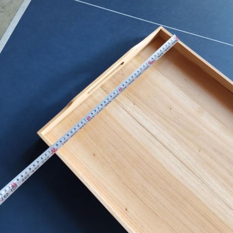 Nampan Tray Kayu Mahoni Super Jumbo Ukuran 60X40Cm