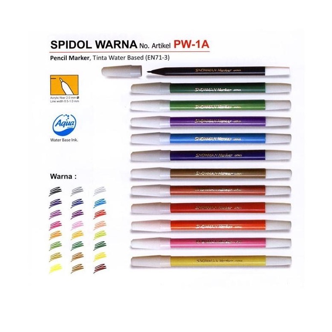 

Spidol Lepasan Snowman PW-1A sellanorimart