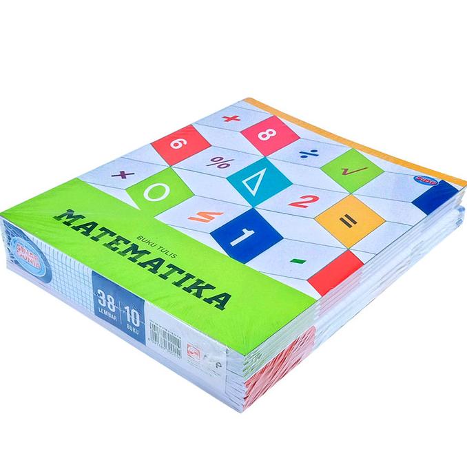 

Buku Tulis Kotak Kecil Matematika Sinar Dunia / SIDU isi 38